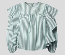 Bluse mit Volants