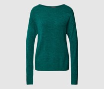Strickpullover in melierter Optik