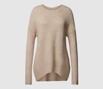Strickpullover mit Rundhalsausschnitt Modell 'NANJING'