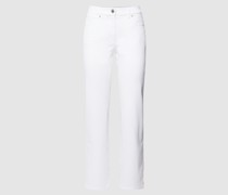 Hose mit Label-Details Modell 'CORA'