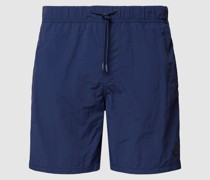 Badehose mit Label-Patch