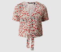 Cropped Bluse mit Muster Modell 'Simply'