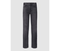 Straight Fit Jeans mit Stretch-Anteil Modell 'Kira long'