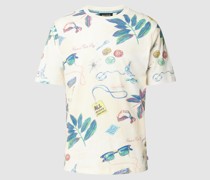 T-Shirt mit Allover-Print