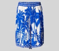 Loose Fit Shorts mit Allover-Motiv-Print Modell 'Tropical'