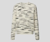Wollpullover mit Allover-Muster