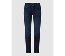 Straight Fit High Rise Jeans mit Stretch-Anteil Modell 'Kendra'