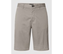 Chino-Shorts mit Allover-Muster