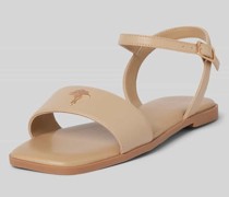 Sandale mit Logo-Applikation Modell 'UNICO MERLE'