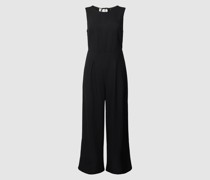 Jumpsuit aus Viskose-Leinen-Mix mit Kellerfalten Modell 'MILO'