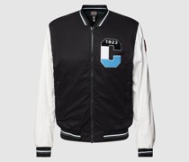 College-Jacke mit Label-Patch Modell 'FIBERS'