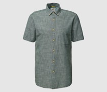 Freizeithemd mit Button-Down-Kragen
