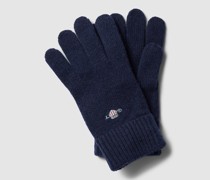 Handschuhe mit Label-Stitching