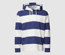 Hoodie mit Streifenmuster