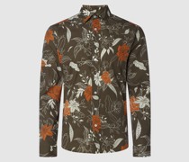 Slim Fit Freizeithemd mit Stretch-Anteil
