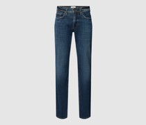 Slim Fit Jeans mit Kontrastnähten Modell 'Chris'