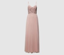 Abendkleid mit Paillettenbesatz