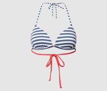 Bikini-Oberteil mit Streifenmuster Modell 'CUSTE'