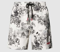 Badehose mit Allover-Print Modell 'JOUY'