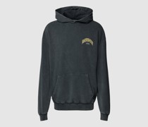 Hoodie mit Motiv-Print und Känguru-Tasche