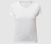 T-Shirt mit Label-Detail Modell 'Basic'