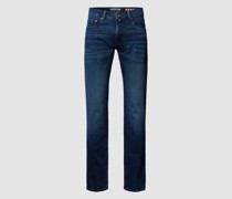 Slim Fit Jeans mit Stretch-Anteil Modell "Lyon"