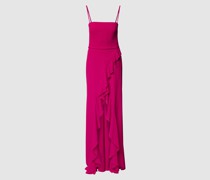 Abendkleid in Maxilänge mit Spaghettiträgern Modell 'Lou'