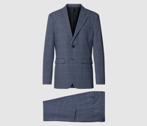Slim Fit Anzug mit Glencheck-Muster Modell 'LIAM'