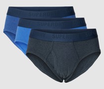 Slip mit Logo-Bund im 3er-Pack Modell 'BRIEF MULTI TRIPLE PACK'