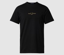 T-Shirt mit Logo-Stitching