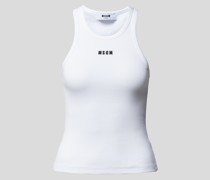 Tanktop in Ripp-Optik