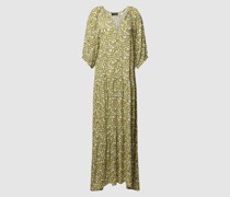 Maxikleid mit Serafino-Ausschnitt Modell 'Zaya'