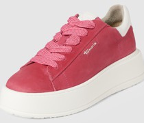 Sneaker mit Label-Details Modell 'Pink'