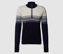 Strickpullover mit Allover-Muster Modell 'Hovden'