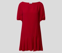 Minikleid mit Volant