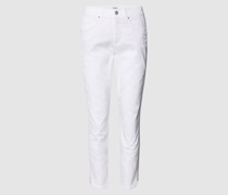 Jeans mit Label-Patch Modell 'ORNELLA'