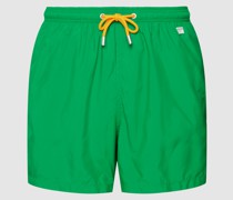 Badehose mit Label-Patch