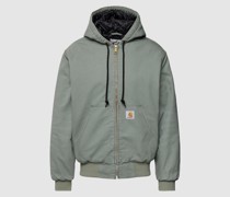 Jacke mit Label-Patch Modell 'ACTIVE'
