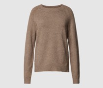Strickpullover mit Rundhalsausschnitt Modell 'RICA'