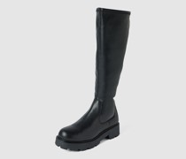 Stiefel aus Leder-Mix