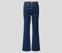 Bootcut Jeans mit Kontrastnähten