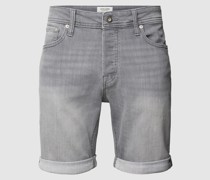 Jeansshorts mit Label-Patch Modell 'RICK'