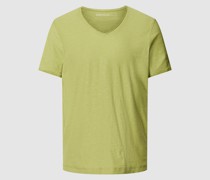 T-Shirt mit V-Ausschnitt