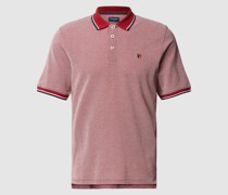 Poloshirt mit Kontraststreifen Modell 'BLUWIN'