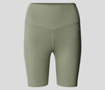 Radlerhose mit Label-Stitching