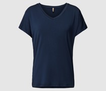 T-Shirt mit Label-Detail Modell 'Marcia'
