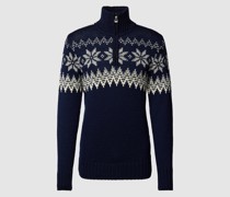 Strickpullover mit Stehkragen Modell 'Myking'