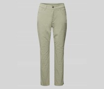 Slim Fit Jeans in unifarbenem Design Modell 'MELANIE'