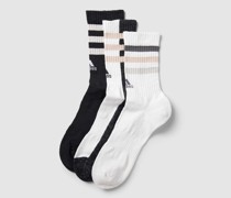 Socken mit elastischem Einsatz Modell '3STRIPES' im 3er-Pack