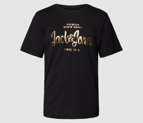 T-Shirt aus Baumwolle mit Label-Print - Exklusiv bei uns erhältlich